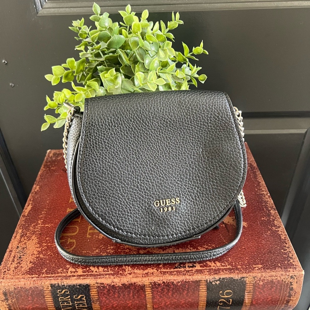 GUESS 1981 Black Crossbody Bag